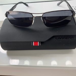 Men’s Carrera Rectangular Sunglasses and case